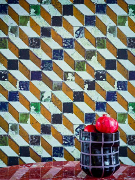 Pierre Frey Persepolis Grenade Behang  FP629002