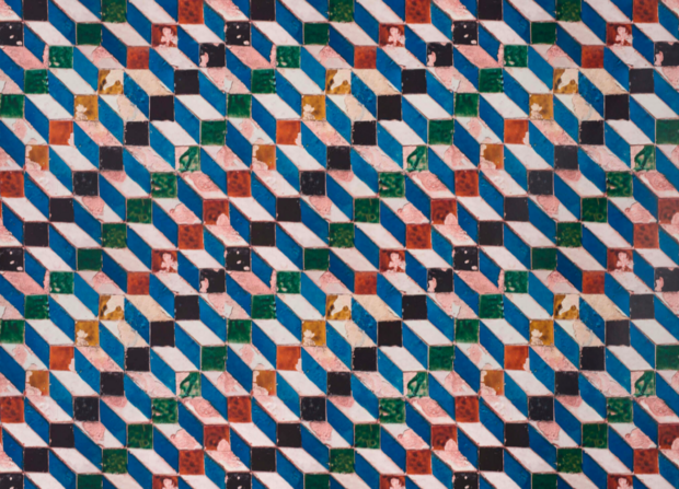 Pierre Frey Persepolis Turquoise Behang FP629001