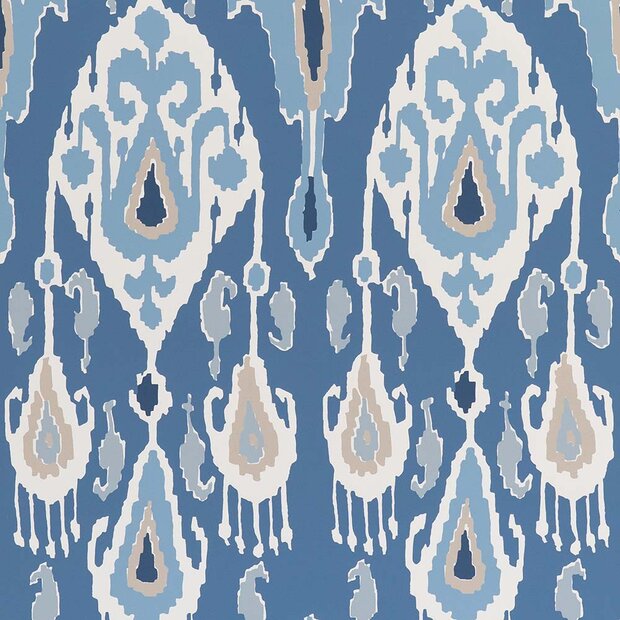 GP &amp; J Baker Ikat Bokhara Behang Signature Wallpapers 2 BW45090/2