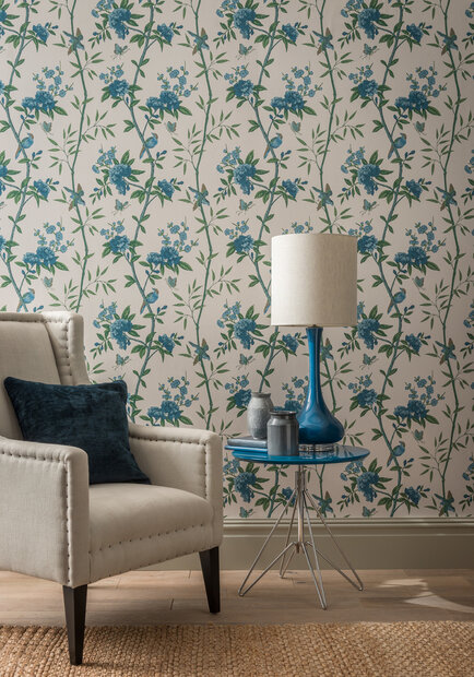 GP &amp; J Baker Peony &amp; Blossom Behang Signature Wallpapers