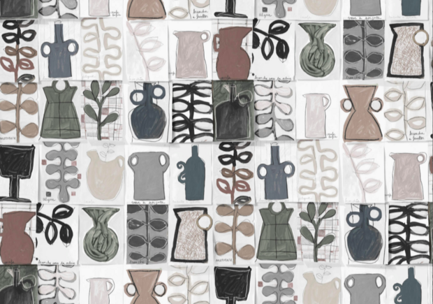 Pierre Frey Esquisses Behang FP478004 