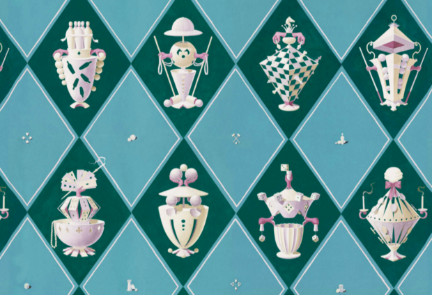 Pierre Frey Jeux de dupes Behang FP497002 