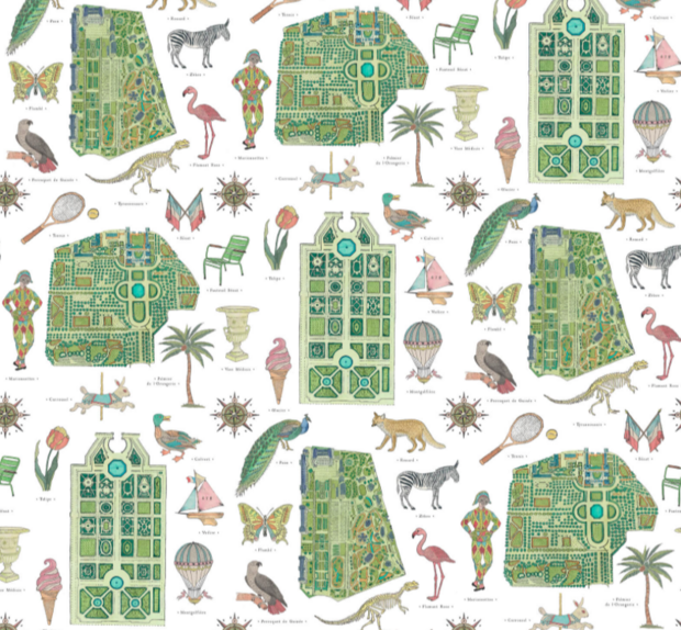 Pierre Frey Jardins parisiens Behang FP485001  