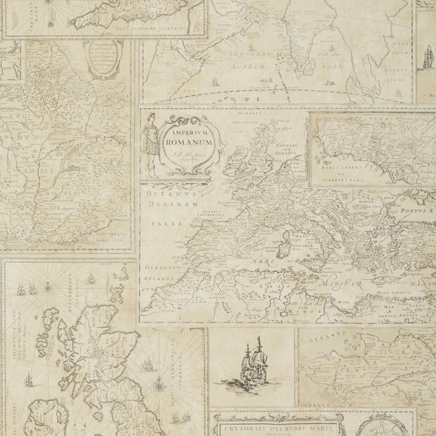 Mulberry Bohemian Travels Behang Bohemian Behangcollectie FG077J107