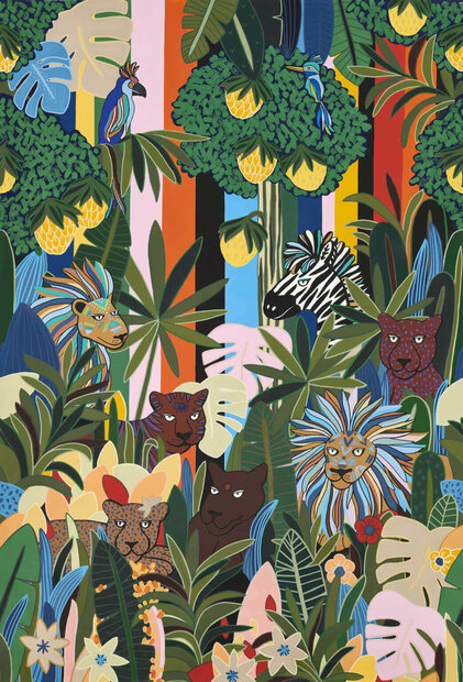 Pierre Frey Les Rois De La Jungle Behang Gallerie 2 Behang Collectie