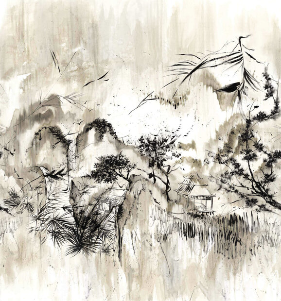 Pierre Frey Magie Japonaise Behang