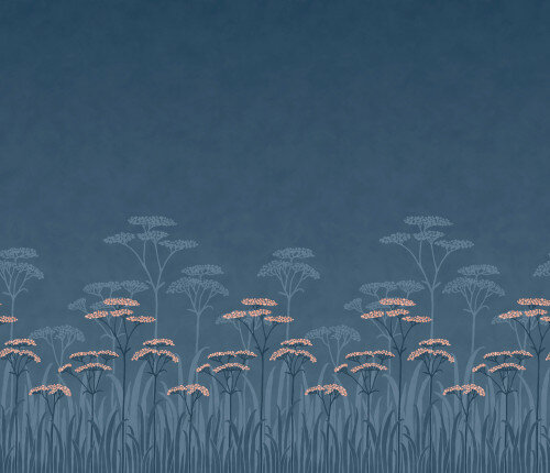 Little Greene Achillea Behang National Trust Papers&nbsp;Nighttide