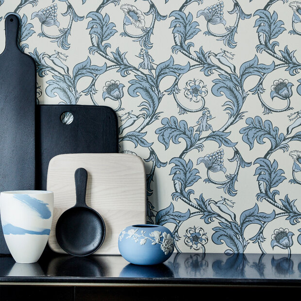 Little Greene Stag Trail Behang National Trust Papers