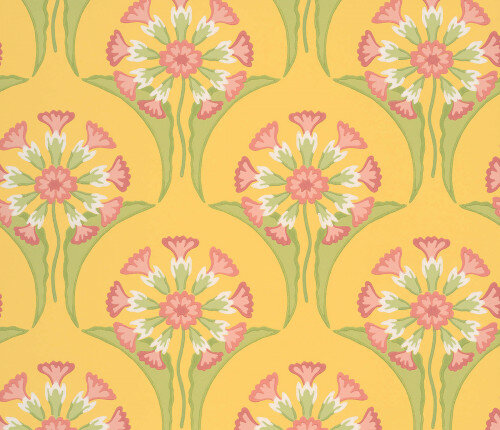 Little Greene Hencroft Behang National Trust Papers&nbsp;Punch