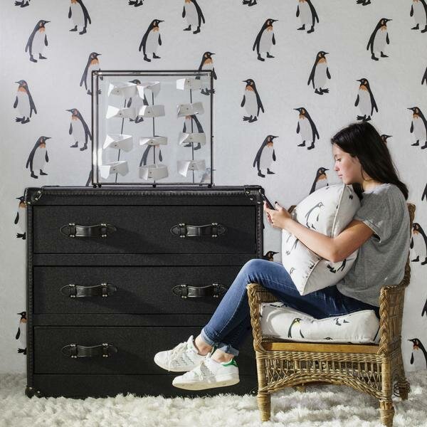 Andrew Martin Emperor Pink Behang Holly Frean Behang Collectie