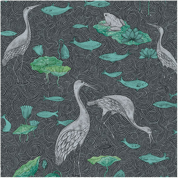 Les Dominotiers Enchanted River Behang