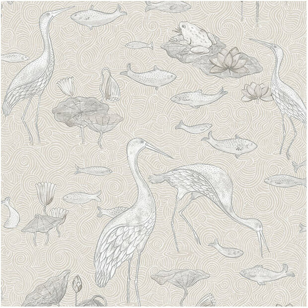 Les Dominotiers Enchanted River Behang