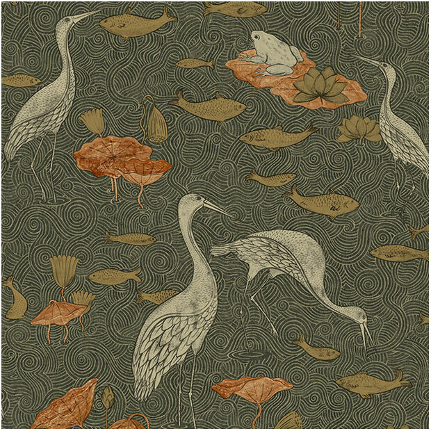 Les Dominotiers Enchanted River Behang