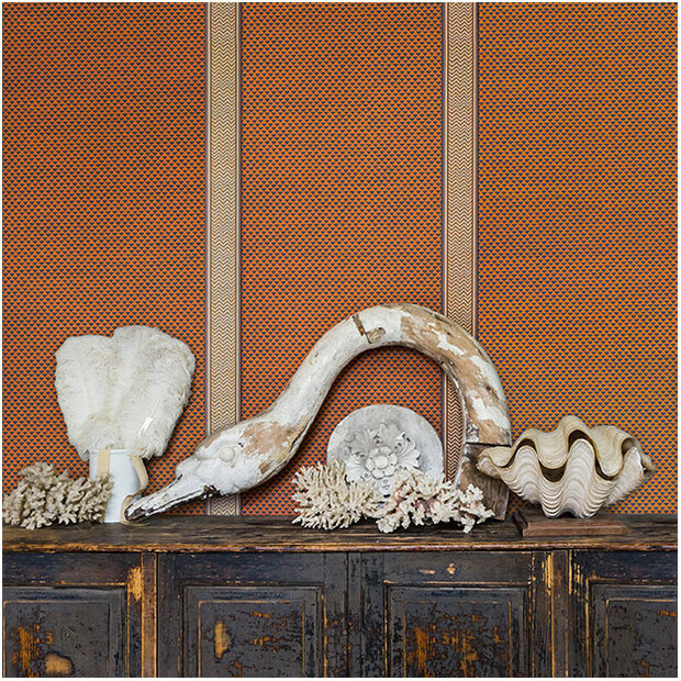 Les Dominotiers Puck Stripe Behang