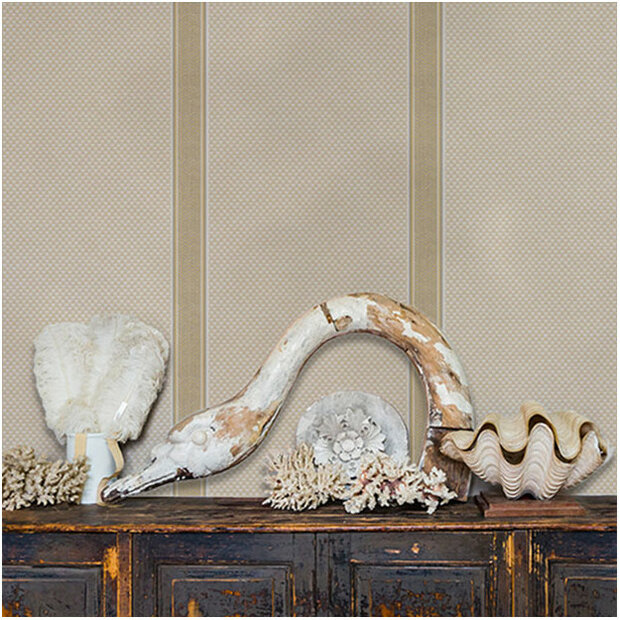 Les Dominotiers Puck Stripe Behang