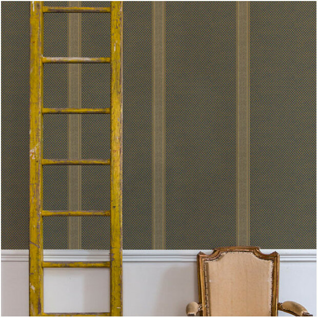 Les Dominotiers Puck Stripe Behang