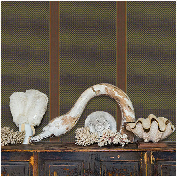 Les Dominotiers Puck Stripe Behang