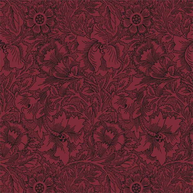 Morris &amp; Co. Poppy Behang