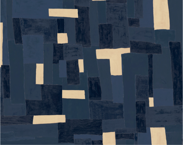 Aster&eacute; G&eacute;om&eacute;trie Nocturne Behang 01 AST_NT_007_01