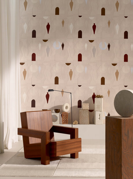 Aster&eacute; Terrazzo De Papier Behang