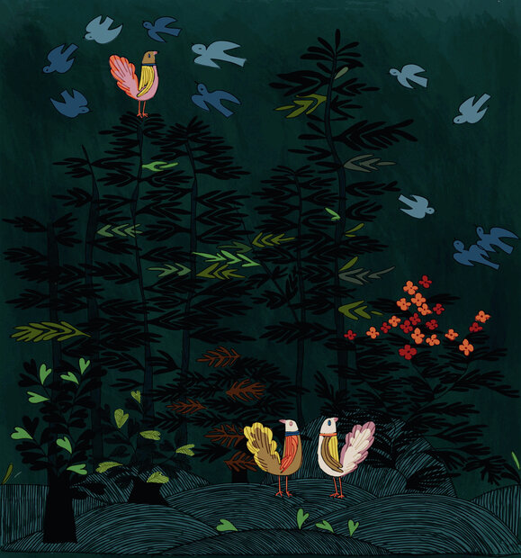 ELITIS Jardin Imaginaire Behang 01 (TP_325_01)