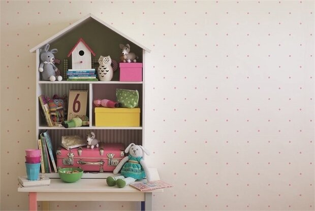 behang little sanderson polka sfeer