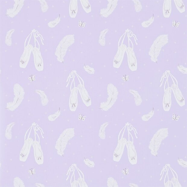 behang little sanderson Ballet Shoes lavendel
