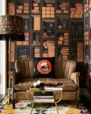 Mind the Gap Korean Library Behang The Home Of An Eccentric Man&nbsp;Behang Collectie Chromo 