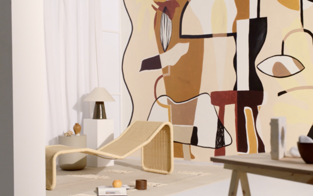 Aster&eacute; En Equilibre Behang 01 AST_NT_028_01