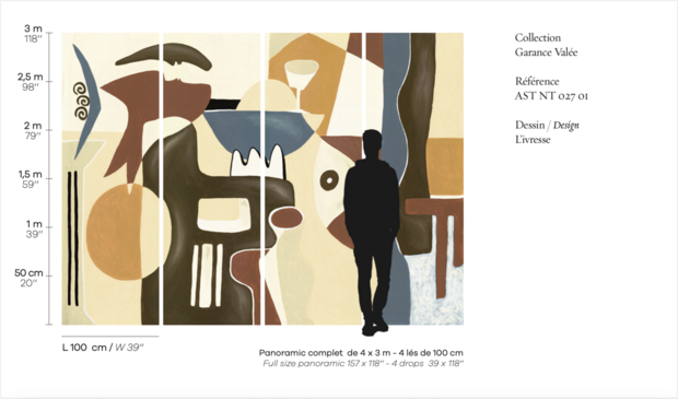 Aster&eacute; L&#039;ivresse Behang 01 AST_NT_027_01