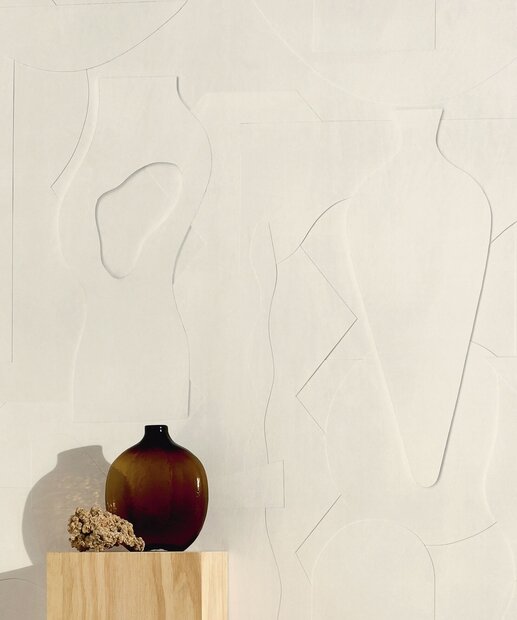 Aster&eacute; Jeu D&#039;Ombres Behang Garance Vallee Collectie