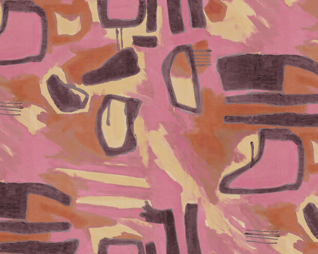 Aster&eacute; Silk Scarf Behang 01 AST_NT_014_01