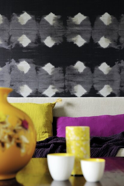 behang ELITIS tears from paradise behangpapier sfeer zwart 