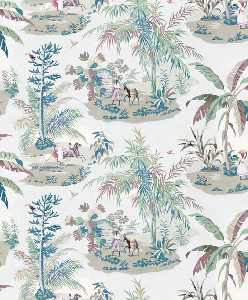 Pierre Frey Martinique Behang - Wit