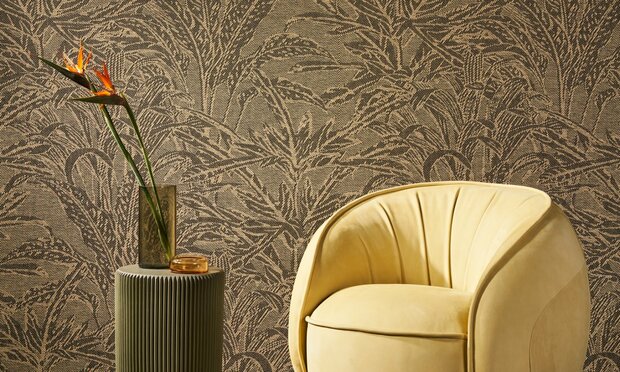 ARTE Savanna Behang - Dark Natural