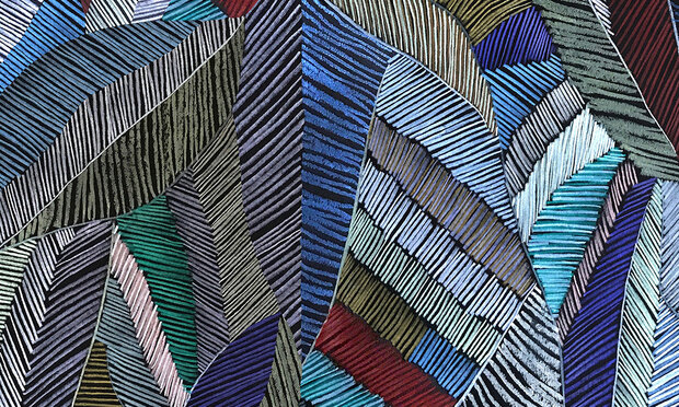 ARTE Chintz Behang - Ultramarine