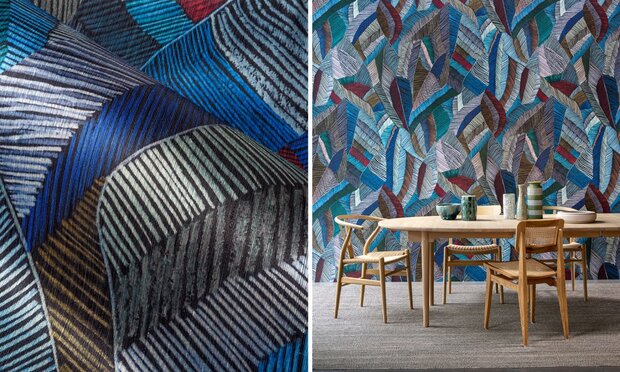 ARTE Chintz Behang - Ultramarine