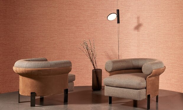 ARTE Koumbala Behang - Dark Slate