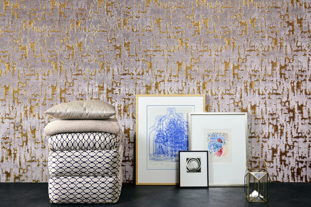 dwc caribou behang muurbekleding dutch wall textile sfeer