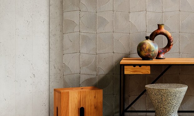 ARTE Atlas Behang - Petrol