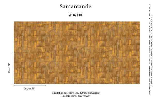 behang elitis khan samarcande behangpapier VP_873_04 instructie