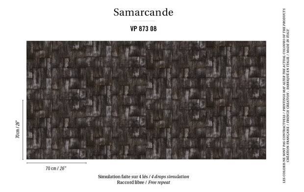 behang elitis khan samarcande behangpapier VP_873_08 instructie