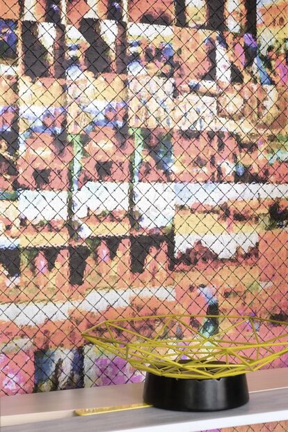 behang elitis happy samercande behangpapier close up