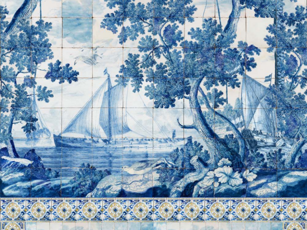 Mind the Gap Azure Behang WP20560