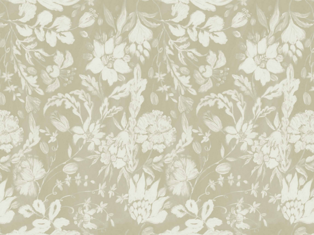 Mind the Gap Flowery Ornament Behang - Seedpearl