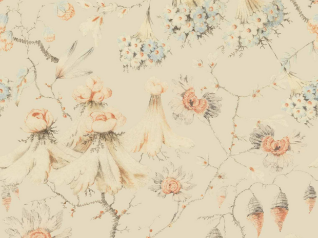 Mind the Gap Grandma&#039;s Tapestry Behang -  Bluewash