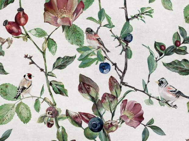 Coordonne Goldfinch Song Behang 9500030