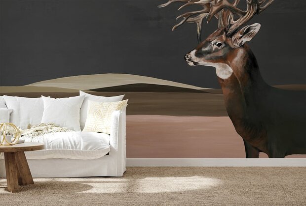 Coordonne Great Deer Behang