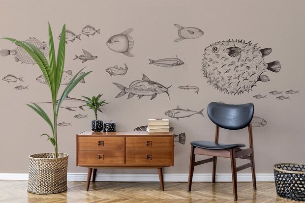 Coordonne Sea Current Behang 9500600