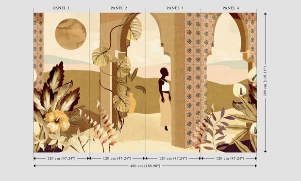 ARTE Les Mysteres de Madagascar behang 97531